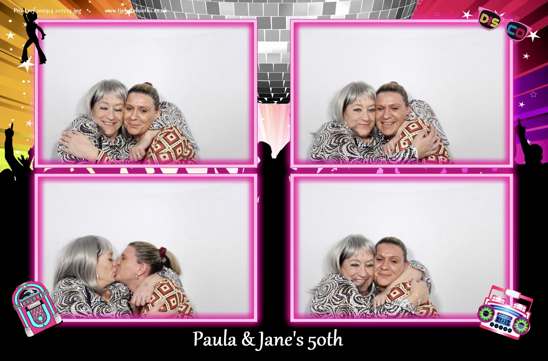 Paula & Jane's 50th | View more photos from the event at gallery.tjphotobooths.co.uk/u/TJPhotobooths/Paula-Janes-50th